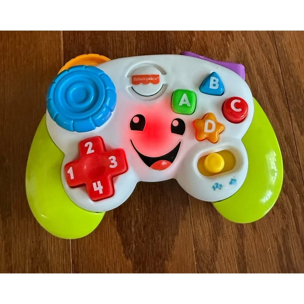 Fisher Price Video Game Controller Baby Toy TV Toddler Lights Sounds EUC